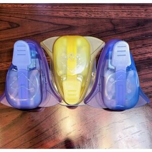 EK Success Corner Adorner Punch Lot of 3 Scallop Rounder Notch Large 4x4 Designs